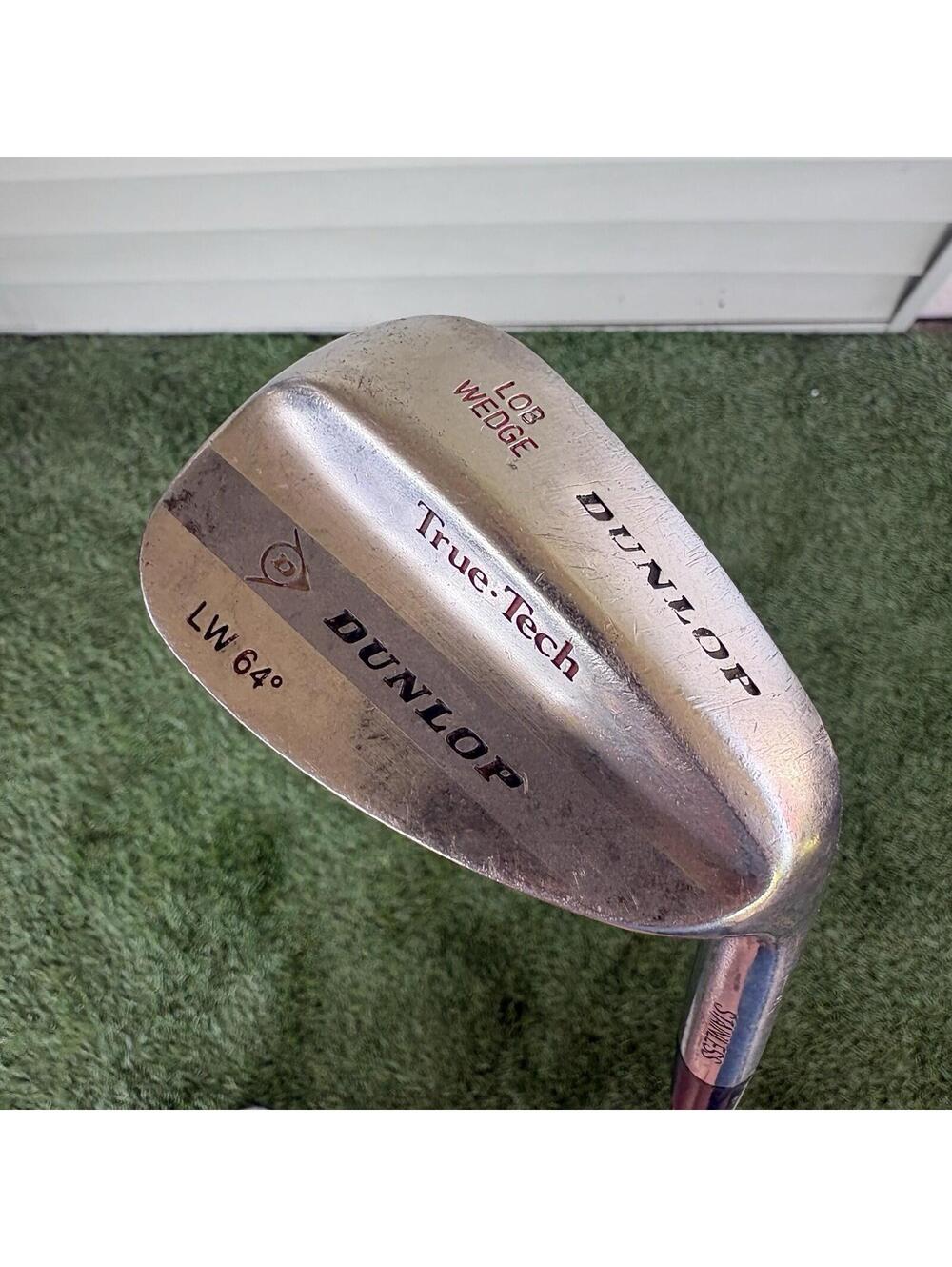 Dunlop True Tech Lob Wedge 64° RH True temper Steel shaft 35.5". Pre-owned